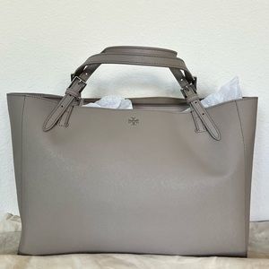 Tory Burch York Buckle  Tote Bag, French Gray